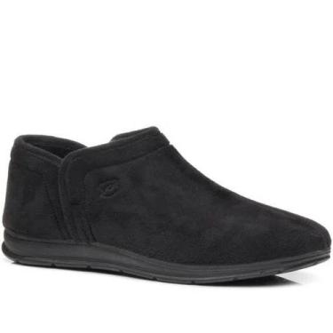 Imagem de Pantufa Pegada Masculina 166051-03 Preto, Preto, 37