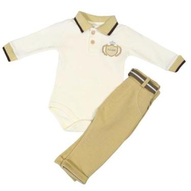 Imagem de Roupa Bebê Masculina Elegante Estilo Social Infantil Premium do 0 aos 
