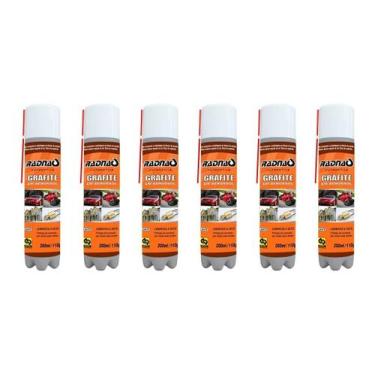 Imagem de Spray Grafite Aerossol A Seco 300ml Uso Geral 06uni 