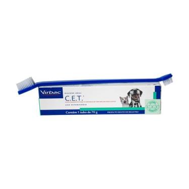 Imagem de Kit saude oral cet pasta dental 70 g virbac