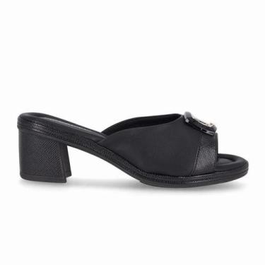 Imagem de Tamanco Feminino Joanete Piccadilly 566075, Preto, 36