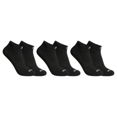 Imagem de Kit 3 Pares Meia Cano Curto Invisível Up Performance Dry Tecido Ventil