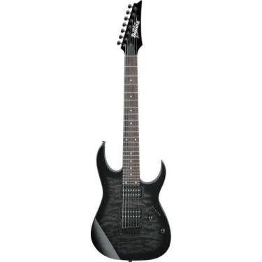 Imagem de Guitarra Ibanez GRG 7221QA TKS Transparent Black Sunburst