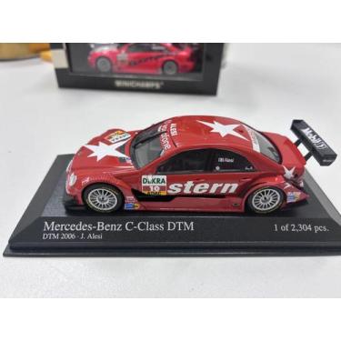 Imagem de Miniatura Mercedes C-class Dtm 2006 J. Alesi 1:43 Minichamps Vermelho