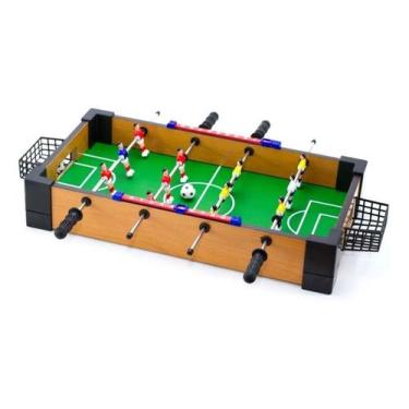 Imagem de Jogo Pebolim De Mesa Totó Super Craque Júnior - DM Toys, 1 unidade
