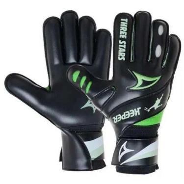 Imagem de Luva Goleiro Three Stars Keeper Infantil - Ptovde - P, P