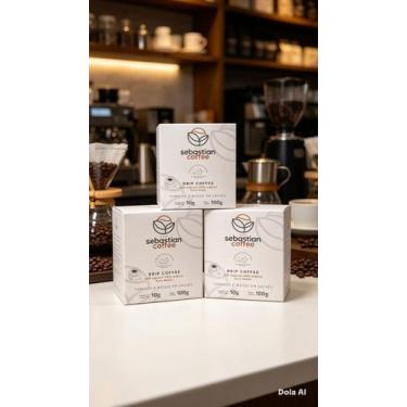 Imagem de Café Especial Kit Drip Coffee 3 caixas com 10 sachês - Sebastian Speci