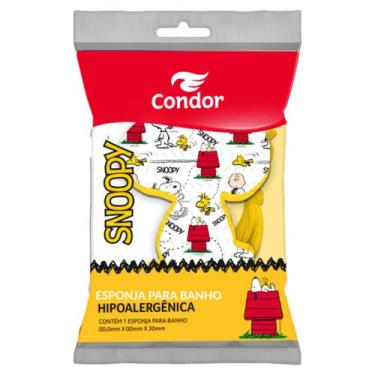 Imagem de Condor Esponja Para Banho Snoopy Lisa Toque Suave, Limpeza Corporal e 