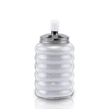 Imagem de Açucareiro De Vidro Com Dosador em Aço Inox Euro Home, Incolor