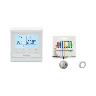 Imagem de Termostato Programável WiFi Para Aquecimento De Piso 220V 16A Controla