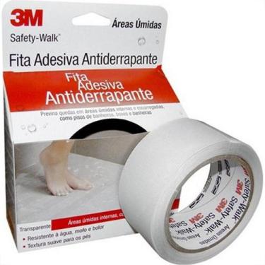 Imagem de Fita Antiderrapante 3M Areas Umidas Transparente 50Mmx 5M