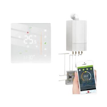 Imagem de Termostato Inteligente WiFi Para Aquecimento De Piso Elétrico, Control