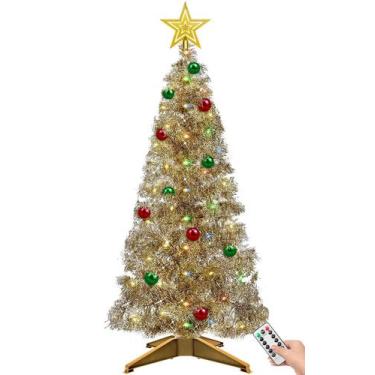 Imagem de Árvore de Natal TURNMEON 4 Pés com 100 Luzes - Dual Color