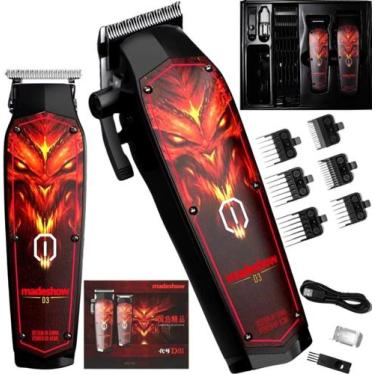 Imagem de Combo Madeshow D3 Com Máquina De Corte E Acabamento , Vermelho black