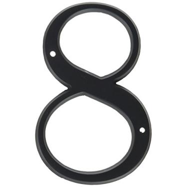 Imagem de Baldwin 90678190# 8 números de casa plano, preto