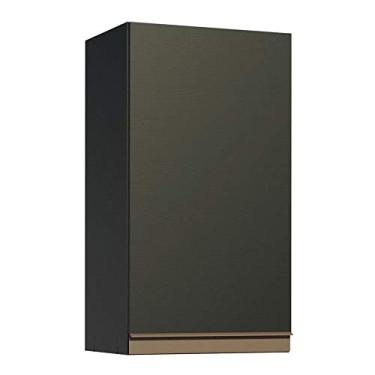 Imagem de Armário Aéreo Madesa Reims 1 Porta 35 cm - Preto