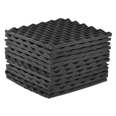 Imagem de Espuma Acustica, KKcare 12 Pcs 30 * 30 Cm/12 * 12 Polegadas Painéis De Espuma Acústica De Estúdio Espuma De Isolamento Acústico
