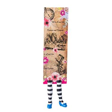 Imagem de Marcador de livro Alice no País das Maravilhas – Incrível ilustração e pés moldados de Alice – presente para amantes de livros