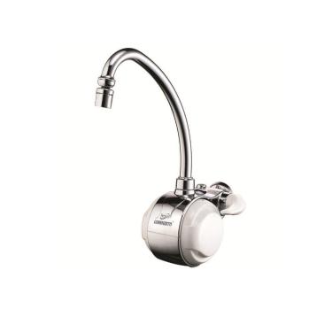 Imagem de Torneira Elétrica Versátil De Parede Branca Com Cromada Lorenzetti 127V