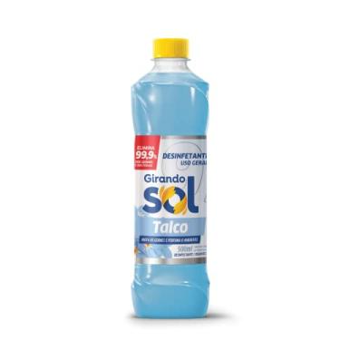 Imagem de Desinfetante Talco Girando Sol 500Ml, Girando Sol, Cor: Azul