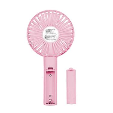 Imagem de Mini Ventilador Mão Portátil 3 Velocidade Recarregável Rosa