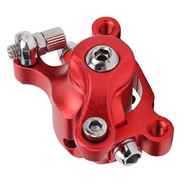 Imagem de Peças de mini bicicleta, pastilhas de freio de mini bicicleta vermelhas à prova de corrosão com desempenho estável para bicicleta