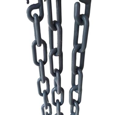 Imagem de 50 Mt Corrente Plástica Isolamento Calha Chuva Elo Grande Cinza