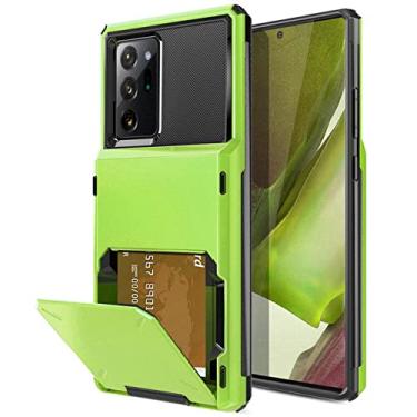 Imagem de Para Samsung Galaxy Note 20 Ultra 10 9 Carteira para Cartão de Crédito Flip Cover Para Samsung Note20 S22 Ultra S21 S20 S10 S9 S8 Plus, Verde, Para A9 2018