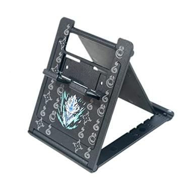Imagem de switch lite,Base de suporte para deck de vapor, suporte dobrável suporte ajustável antiderrapante playstand dock compatível com switch, tablet, telefone celular(Monster Hunter Silver Dragon Bracket)