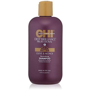 Imagem de CHI Shampoo Neutralizante Deep Brilliance – Sem sulfatos, parabenos e glúten, 355 ml
