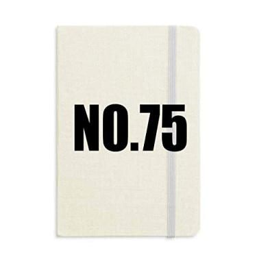 Imagem de Lucky No.75 Número Nome Notebook Capa Rígida Diário Clássico A5 Presente