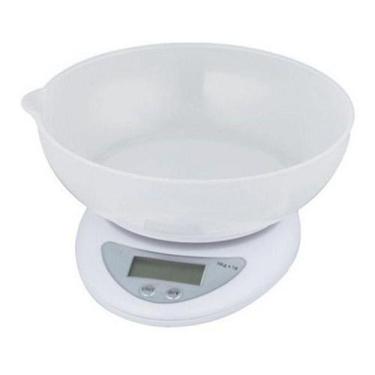 Imagem de Balança Cozinha 5Kg Digital Recipiente Para Líquidos Massa - B-Max