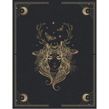 Imagem de Wiccan Journal And Spell Book: Book Of Shadows Journal With Blank Line And Dot Grid Pages Well As Ritual And Spellbook Page - Perfect Wiccan ... Pagan Gift! (Wicca, Pagan, Grimoire)