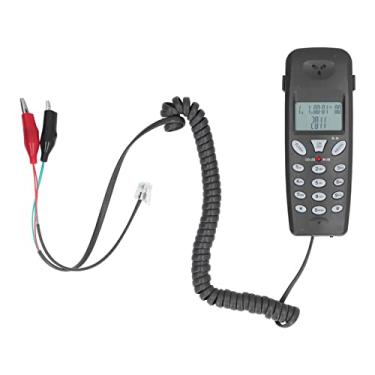 Imagem de Dpofirs Telefone com fio, FSK DTMF Telefone com fio Telefone Fixo Fashion Extensão Telefone para Casa