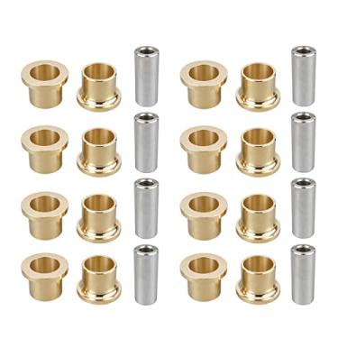 Imagem de NICECNC Kit de bucha e manga A-Arm compatível com Can am Maverick X3 Max R RR 900 HO 2017 2018 2019 2020 2021 2022 buchas de latão e mangas de aço cromado