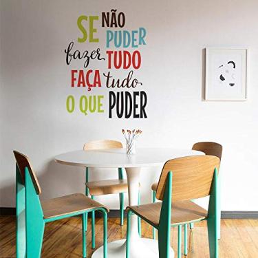 Imagem de Adesivo de Parede Frases Faça Tudo que Puder