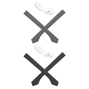 Imagem de Mryok — Protetor nasal de substituição para óculos de sol Oakley BoomStand – Opções, Gray & Black, One Size