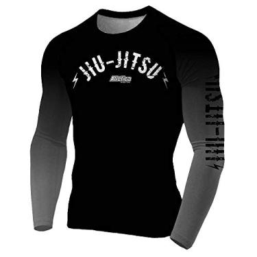 Imagem de Camiseta Compressão Jiu Jitsu Masculina Atlética (GG)