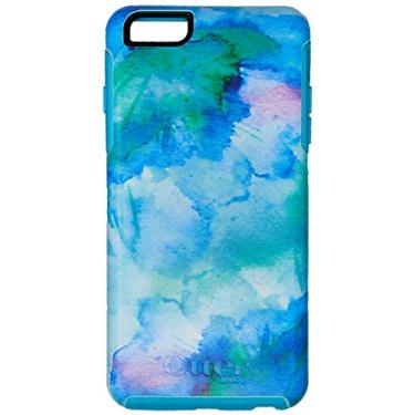 Imagem de Capa Protetora Symmetry Iphone6 Plus, Otterbox, Capa com Proteção Completa (Carcaça+Tela), Azul Floral