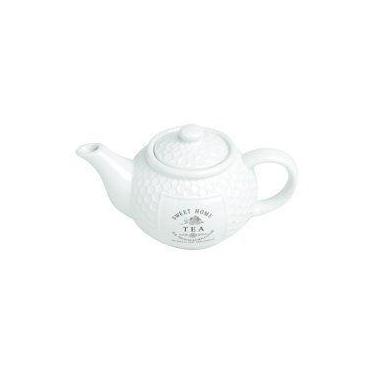 Imagem de Bule 1,15 Litro Para Chá De Porcelana Branca Sweet Home Bon Gourmet -