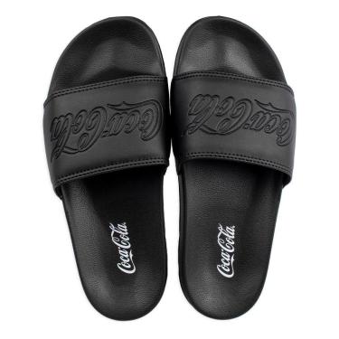 Imagem de Chinelo Coca Cola Slide Groove Preto