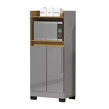 Imagem de Armário Multiuso Organizador Moderno Para Cozinha Balcão para Microondas E Forno Jt
