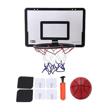 KIT JOGO DE BASQUETE MINI BASKET COM TABELA CESTA E BOLA