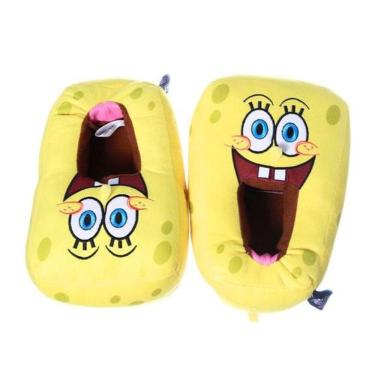 Imagem de Pantufa Bob Esponja  3D Tamanho P