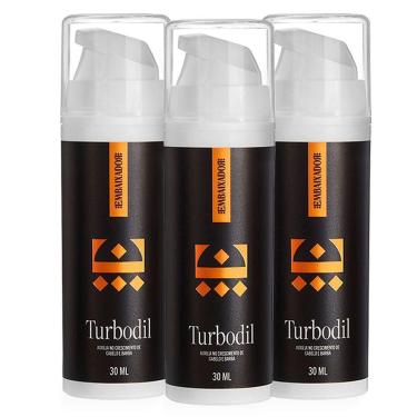 Imagem de Kit 3 Blend Crescimento Barba E Cabelo Turbodil Embaixador 30Ml