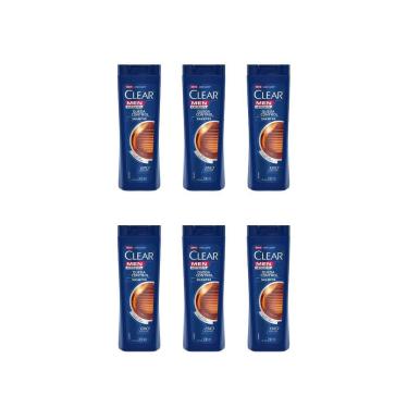 Imagem de Shampoo Clear 200ml Controle Queda Men-Kit C/6un