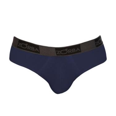 Imagem de Cueca Zorba Slip Plus 716 Azul Marinho