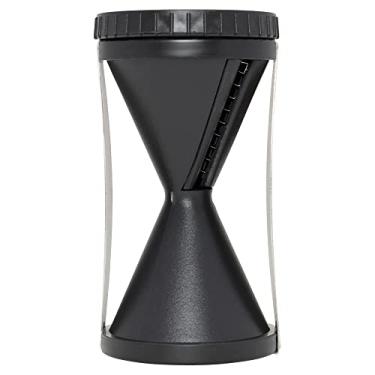 Imagem de Mimo Style Cortador de Legumes em Espiral Preto, Possui as Opções Para Cortar e Fatiar, Fabricado em Polipropileno Com Lâminas em Inox Resistentes e Afiadas
