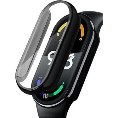 Imagem de Capa protetora Bumper vidro compatível com relogio Xiaomi Mi Band 8
