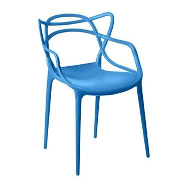Imagem de Cadeira Allegra Sala de Jantar Azul - D'Rossi